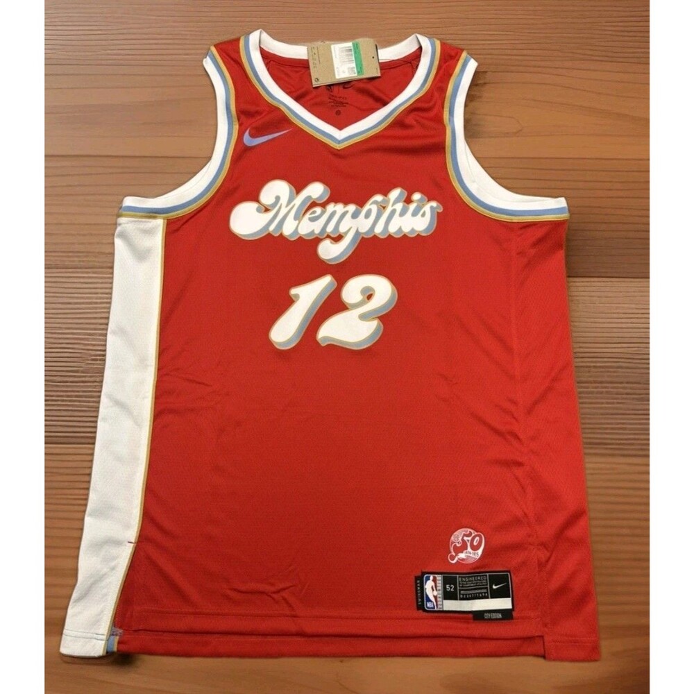 Men's NBA Nike Memphis Grizzlies Ja Morant City Edition Jersey Sz XL FQ4347-658